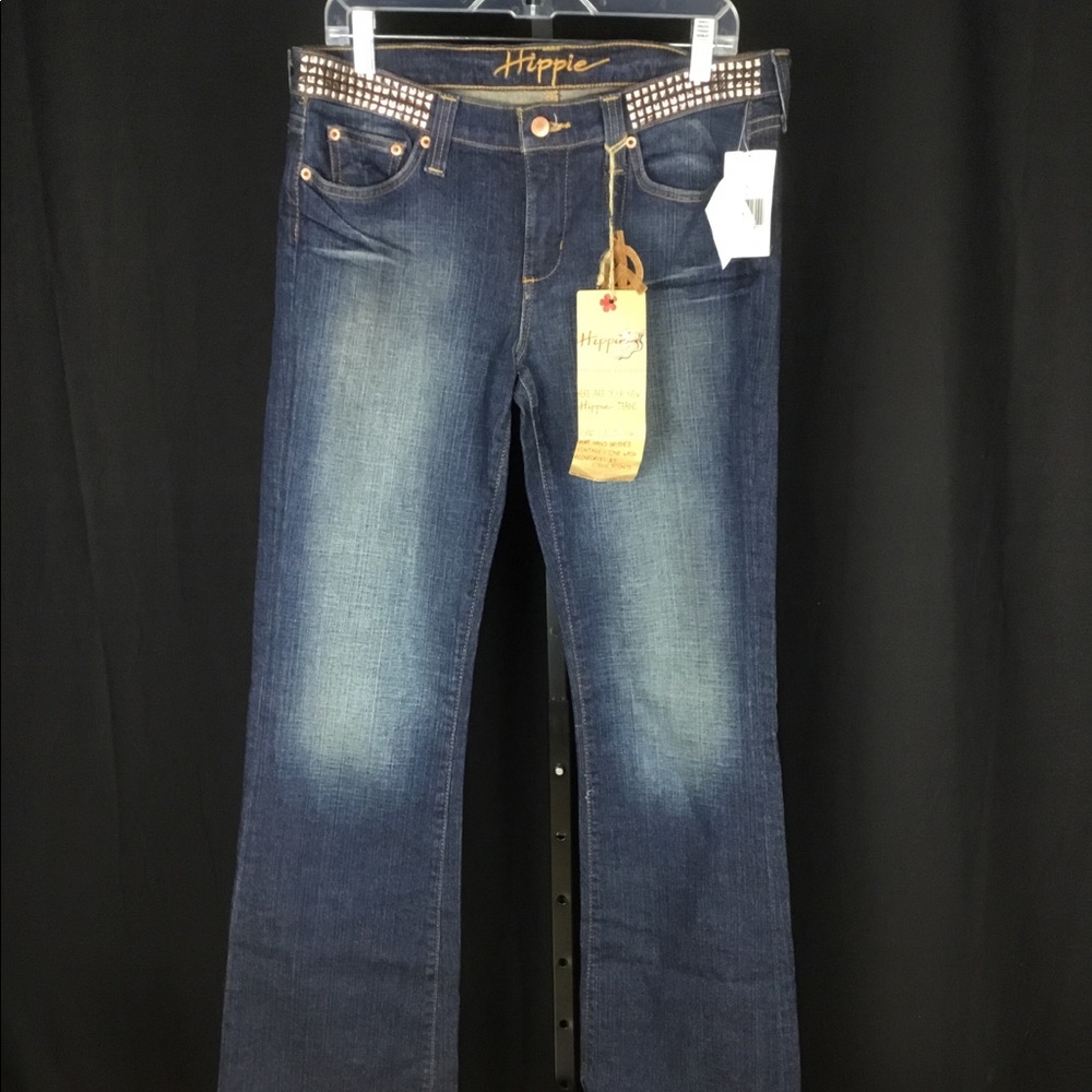 NWT Hippie jeans embellished size 31 34x34
